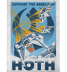 Retro Galactic Space Poster  TatooineInspired SciFi Canvas Wall Art 9