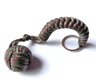 Outdoor Monkey Fist Steel Ball Survival Keychain With Lanyard 12