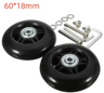 Silent Replacement Luggage Wheels Repair Kit With Axles  Screws 2