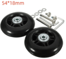 Silent Replacement Luggage Wheels Repair Kit With Axles  Screws 3