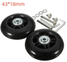 Silent Replacement Luggage Wheels Repair Kit With Axles  Screws 4