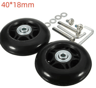 Silent Replacement Luggage Wheels Repair Kit With Axles  Screws 5