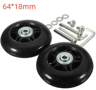 Silent Replacement Luggage Wheels Repair Kit With Axles  Screws 6