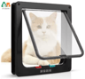 ATUBAN 4Way Locking Cat Door Flap  Weatherproof Pet Door For Interior  Exterior Doors 2