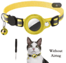 Reflective AirTag Cat Collar  AntiLost GPS Tracker Holder With Bell 2