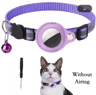 Reflective AirTag Cat Collar  AntiLost GPS Tracker Holder With Bell 7