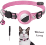 Reflective AirTag Cat Collar  AntiLost GPS Tracker Holder With Bell 9