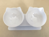 NonSlip Double Pet Bowl With Stand Elevated Food  Water Feeder For Cats  Dogs 5