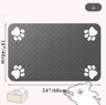 Waterproof QuickDry Pet Feeding Mat  NonSlip Placemat For Dog  Cat Bowls 6