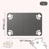 Waterproof QuickDry Pet Feeding Mat  NonSlip Placemat For Dog  Cat Bowls 7
