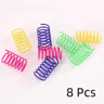 Interactive Cat Spring Toy Set Colorful Cat Spring Toys For Indoor Hunting  Play 6