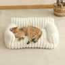 Cozy Striped Cat Sofa Bed Cat Sofa Bed For Small To Medium Cats With Soft All Season Comfort 1