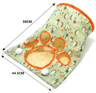 Foldable Crinkle Cat Tunnel Toy Cat Tunnel Toy With Noisy Paper  Interactive Rolling Play 2