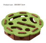 PurrMaze Interactive Felt Cat Maze Box With Bell Ball 1