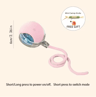 Smart Rolling Catnip Chase Ball USB Rechargeable Interactive Cat Toy 3