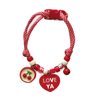 Colorful Braided Pet Collar With Bell Adjustable Necklace For Cats And Small Dogs 2