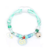 Colorful Braided Pet Collar With Bell Adjustable Necklace For Cats And Small Dogs 8