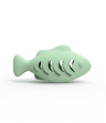 Fin Fun Fish Shaped Cat Treat Toy Interactive Dental Chew Puzzle  Snack Dispenser For Cats 2