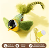 Interactive Chirping Bird Cat Toy With Catnip For Indoor Cats 2