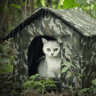 Waterproof Outdoor Cat House Foldable Winter Shelter For Cats  Small Dogs 3