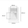 Borderless LED Step Lights  3W Motion Sensor Embedded Wall Light For Stairs  Hallways 2