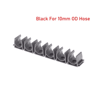 6Way Nylon Pneumatic Tube Clamp  Air Hose  Water Pipe Holder For 412mm Tubing 7