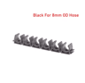 6Way Nylon Pneumatic Tube Clamp  Air Hose  Water Pipe Holder For 412mm Tubing 8