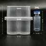Stackable Vial Storage Box  10Slot Plastic Microtube Case For 3mL  10mL Tubes 6