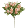 DIY 2Head Artificial Peony Bouquet  Lifelike Silk Flowers For Home  Wedding Decoration 6
