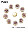 10Piece Snowflake Pearl Rhinestone Buttons  Decorative Flatback Embellishments For Clothing  DIY Cr 10