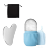 Stainless Steel Ice Face Roller  Gua Sha Set  Facial Massage Tools For Skincare 3