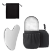 Stainless Steel Ice Face Roller  Gua Sha Set  Facial Massage Tools For Skincare 4