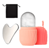 Stainless Steel Ice Face Roller  Gua Sha Set  Facial Massage Tools For Skincare 5