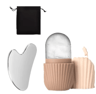 Stainless Steel Ice Face Roller  Gua Sha Set  Facial Massage Tools For Skincare 7