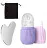 Stainless Steel Ice Face Roller  Gua Sha Set  Facial Massage Tools For Skincare 8