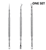 Stainless Steel Blackhead Remover  Milia Extractor Tool  Precision Pore Cleaning Kit 1