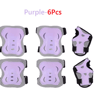 Kids 6in1 Protective Gear Set  Knee Pads Elbow Pads  Wrist Guards For Ages 37 8