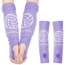 1 Pair Volleyball Arm Sleeves  Padded Forearm Sleeves With Thumbholes For Youth  Girls 1