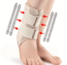 Spring Bar Adjustable Ankle Support Brace  Breathable Compression Sleeve With DualSide Stabilizers 2