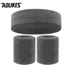 AOLIKES Sports Sweatband Set  Terry Cloth Headband  Wristbands MoistureWicking Sweat Absorbing Gear 7