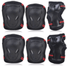 6Piece Knee  Elbow Pads Set With Wrist Guards  MultiSport Protective Gear For Kids  Adults 2