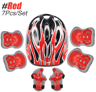 6Piece Knee  Elbow Pads Set With Wrist Guards MultiSport Protective Gear For Kids  Adults 2