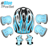 6Piece Knee  Elbow Pads Set With Wrist Guards MultiSport Protective Gear For Kids  Adults 5