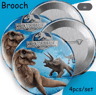 Jurassic Dinosaur Party Tableware Set With Plates Cups And Napkins 6