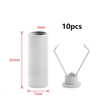10Piece Metal Drawstring Cord End Stoppers 8