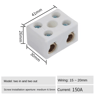 250V Ceramic Electrical Wiring Terminal Block 2