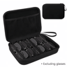 Portable Eyeglasses Storage Case With 67 Adjustable Compartments 2