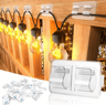 410Piece Clear SelfAdhesive Hooks For String Lights 2