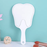 ToothShaped Handheld Mirror  HighDefinition PVC Cosmetic  Dental Gift 3