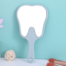 ToothShaped Handheld Mirror  HighDefinition PVC Cosmetic  Dental Gift 4